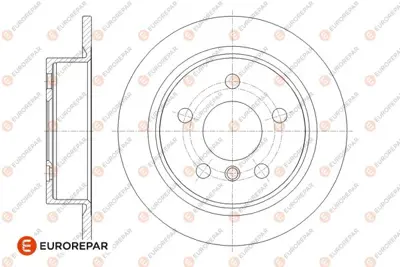 EUROREPAR 1667866080 Fren Dıskı Ön 34216799383