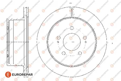 EUROREPAR 1667872080 E1arfrdısk 583294A450