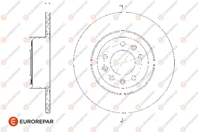 EUROREPAR 1676012180 E2arfrdısk 9683993280