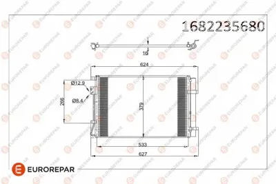EUROREPAR 1682235680 Radyator 97606H8050