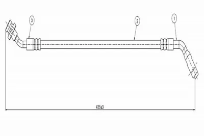 CAVO C800 405A Fren Hortumu Ön Terrano Wd21 93-. 4621131G11