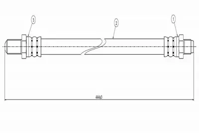 CAVO C800 439A Fren Hortumu Arka 6508658