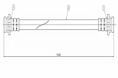 CAVO C800 457A Fren Hortumu Arka Primera P10 1.6. 2.0d 90-. 4621490J00