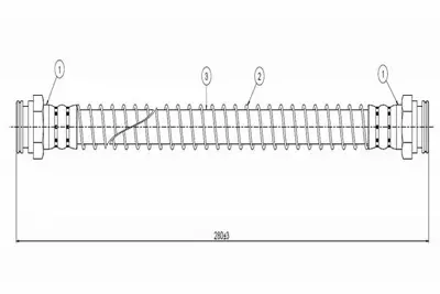 CAVO C800 753C Arka Fren Hortumu Sol Getz 02> 587371C000