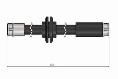 CAVO C900 402A Fren Hortumu On E-Class W211 03>08 S211 03>09 2114200748