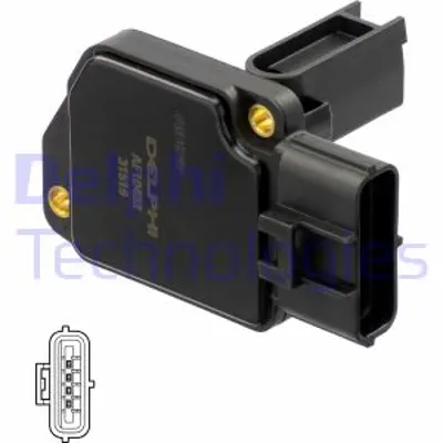 DELPHI AF10492-12B1 Maf Sensoru  Mondeo 09/2004 > 03/2007 XS7F12B579BA