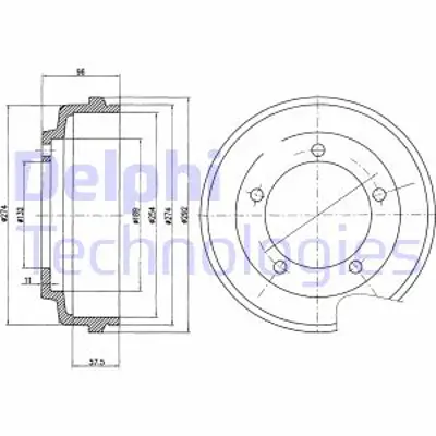 DELPHI BF479 Arka Kampana Poryalı Ford Transıt V184 01>06 Onden Cekıs  4540218