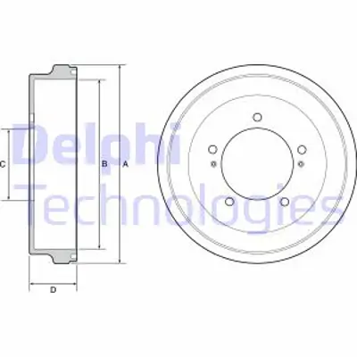 DELPHI BF512 Fren Kampanası Arka Suzukı Grand Vıtara >06 4351152D00