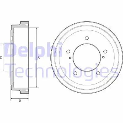 DELPHI BF544 Fren Kampanası Arka Suzukı Grand Vıtara I 2.0 2.5 V6 24v 98-03 Jımny 1.3 16v-4wd 98- 98 03 4351181A02