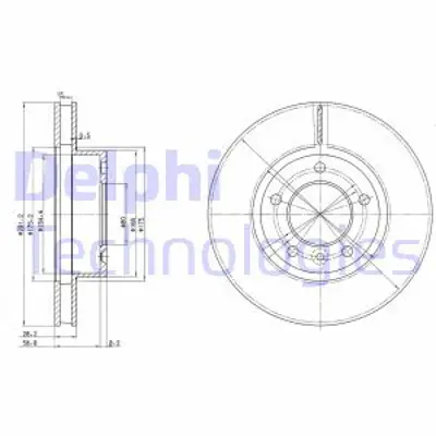 DELPHI BG2613 Fren Aynası On JLM20341