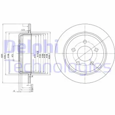 DELPHI BG3073 Fren Aynası Arka V5018184AA