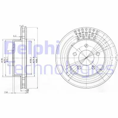 DELPHI BG3846 Fren Aynası On 52128247AC