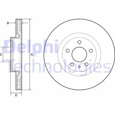 DELPHI BG4654C Fren Aynası On 51937218