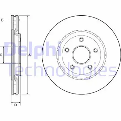 DELPHI BG4759C Fren Aynası On K68192969AA K68259791AB