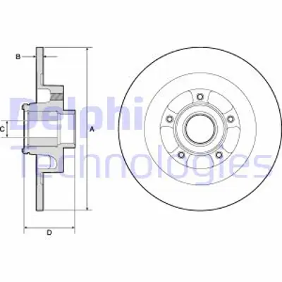 DELPHI BG9134RS Arka Fren Aynası Grand Scenıc 09> Megane Iv 18> 8660003522