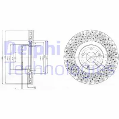 DELPHI BG9879 Fren Dıskı (Teklı Paket) Delıklı Ã–n Cl55 Cl600 Cl63 Cl65 S55 S600 S63 Slc4309/2001 > A220421191264