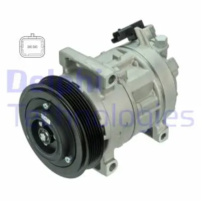 DELPHI CS20325 Klima Kompresörü P308-P5008-P3008-Rcz-Partner-Berlıngo-C4-Ds4-Ds5 9822101380