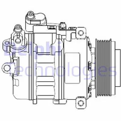 DELPHI CS20479 Kompresor - Bmw 135ı 335 M1 Z4 3.0 06> 64526956719