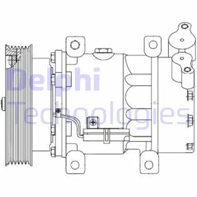 DELPHI CS20523 Klıma Kompresoru Note 1,2-1,5dcı Mıcra 1,2-1,6-1,5dcı Qashqaı Juke 1,5 Dcı Clıo Iıı Modus Megane Iı  8200953359 92600ZW70J