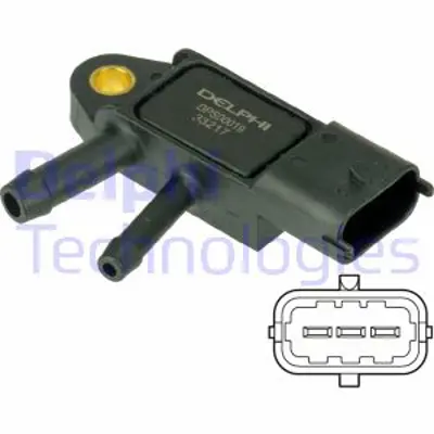 DELPHI DPS00019 Dpf Sensor - Ssangyong Actyon Sports Korando Rexton Tıvolı 12/11> A6711590058