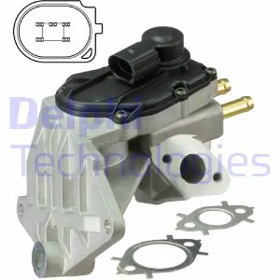 DELPHI EG10424-12B1 Egr Valfı 6F131503B