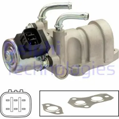 DELPHI EG10439-12B1 Egr Valfı - Avensıs Verso Prevıa Rav4 02/2001 > 04/2006 2562027080