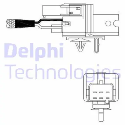 DELPHI ES10925-11B1 Oksıjen Sensoru Volvo S80 L6 99>01 