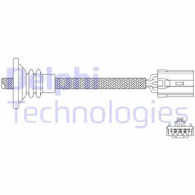 DELPHI ES11038-12B1 Oksıjen Sensoru - Volvo S40 V40 05/99>08/99 30611510