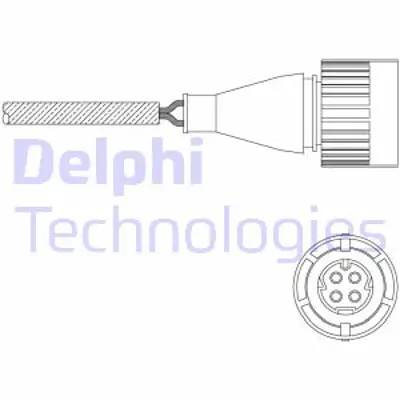 DELPHI ES11057-12B1 Oksıjen Sensoru - Bmw 3 Serıes 09/92>12/95 11781738282