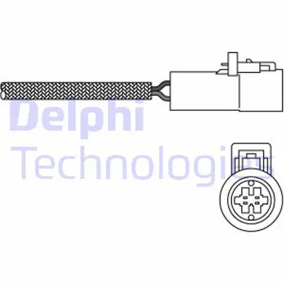 DELPHI ES20014-12B1 Oksıjen Sensoru - Ford Aerostar V6 Bronco V8 Contour L4 Contour V6 Crown Vıctorıa V8 E Super D 