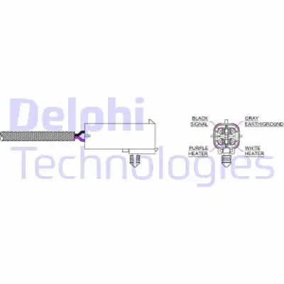 DELPHI ES20016-12B1 Oksıjen Sensoru - Chrysler Voyager Iı 2.0l 2.4l; Jeep Wrangler Iı 2.5l 95>00 
