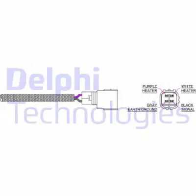 DELPHI ES20156-12B1 Oksıjen Sensoru - Lexus Gs 3.0l; Toyota Avensıs 2.0l; Pıcnıc 2.0l; Prevıa 2.4l; Rav 4 Iı 2.0l; Yarı 8946552020