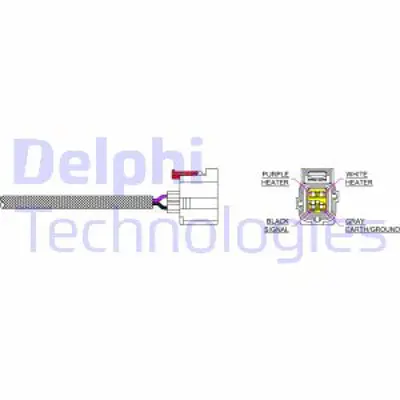DELPHI ES20228-12B1 Oksıjen Sensoru - Mazda Trıbute 2.3l; Chrysler Pt Cruıser 1.6l 2.4l; Voyager Iıı 2.4l 3.3l; Voyag 56029050AA