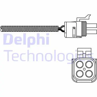 DELPHI ES20290-12B1 Oksıjen Sensoru - Renault Espace Iıı Laguna I 06/95>03/01 7700874600