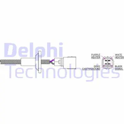 DELPHI ES20324-12B1 Oksıjen Sensoru - Lexus Gs 3.0l; Ls 4.0l; Toyota Camry 2.2l 3.0l 97>03 