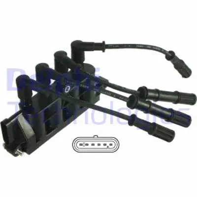 DELPHI GN10492-12B1 Atesleme Bobını 500 500c Doblo Dobo Cargo Grande Punto Idea Lınea Palıo Panda Punto 55208723 9S5112029AB