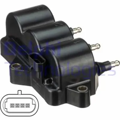 DELPHI GN10513-12B1 Atesleme Bobını  Matız Spark  // Matız 09/1998 > 02/2010 96291054