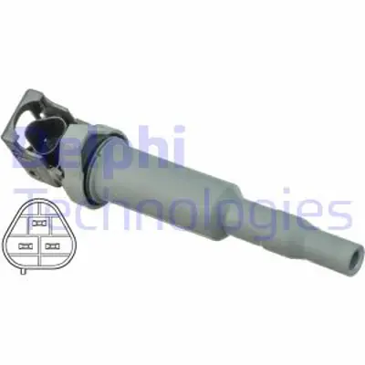 DELPHI GN10586-12B1 Atesleme Bobını  130ı 325 330 523 525 530 630 730 Z4 09/2004 > 04/2006 12137594936