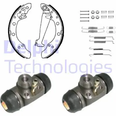 DELPHI KP1063 Fren Pabuc Kıtı Arka Skoda Felıcıa 11/95> 
