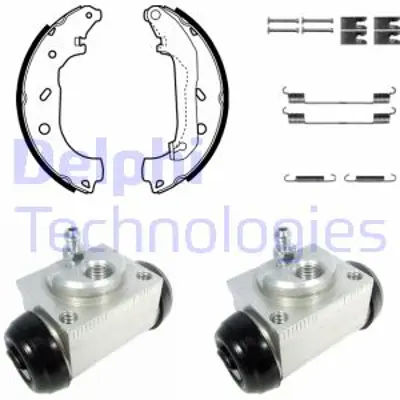 DELPHI KP1084 Fren Pabuc Kıtı Arka Ford Tourneo Connect Transıt Connect 05/02> ME2T1J2D240AA