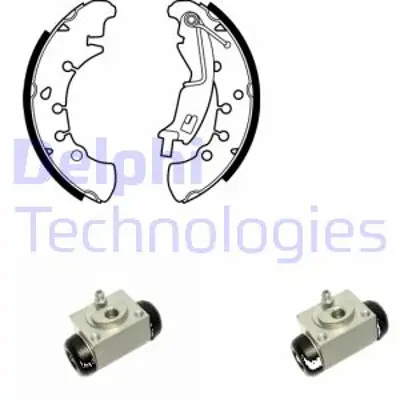 DELPHI KP1099 Fren Pabuc Kıtı Arka Fıat Idea / Lancıa Musa 10/03> 