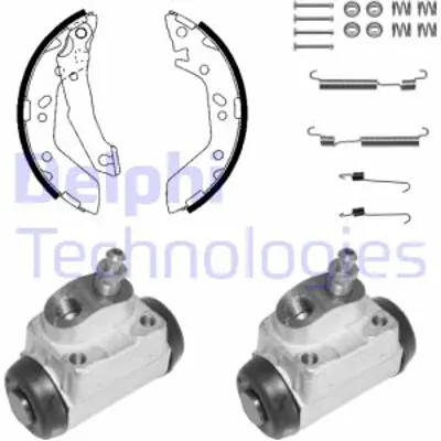 DELPHI KP1104 Fren Pabuc Kıtı Arka Hyundaı Accent 10/99>08/06 