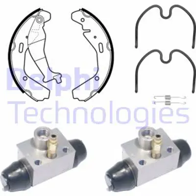 DELPHI KP1109 Fren Pabuc Kıtı Arka Opel Agıla 06/00>04/08 