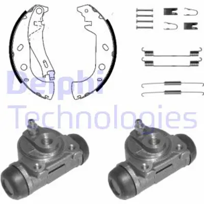 DELPHI KP1116 Fren Pabuc Kıtı Arka Marea Weekend Multıpla  04/96> 