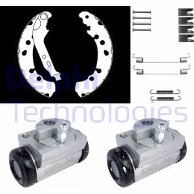 DELPHI KP1126 Fren Pabuc Kıtı Arka Toyota Yarıs  01/06> 49070D011