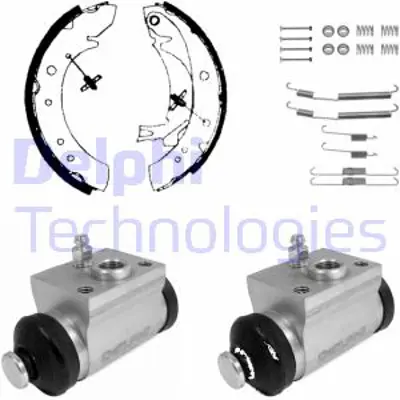 DELPHI KP1130 Fren Pabuc Kıtı Arka Cıtroen Jumpy Fıat Scudo Peugeot Expert Tepee  01/07> 424221 SU001A1060