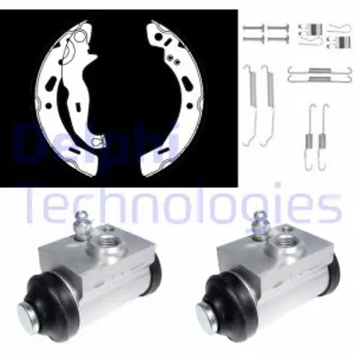DELPHI KP1131 Fren Pabuc Kıtı Arka Ford Fıesta Vı  10/08> 