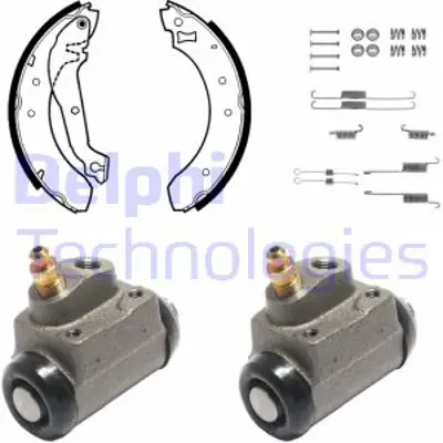 DELPHI KP701 Fren Pabuc Kıtı Arka Ford Sıerra 08/82>93 