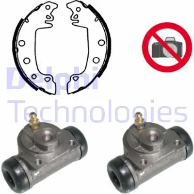 DELPHI KP720 Fren Pabuc Kıtı Arka Cıtroen C15 07/84> 42415T