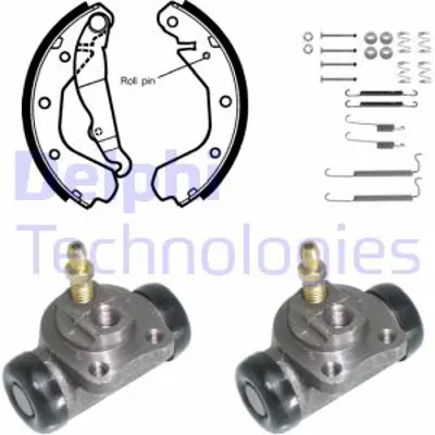 DELPHI KP749 Fren Pabuc Kıtı Arka Opel Ascona Kadett Vectra 08/84>96 